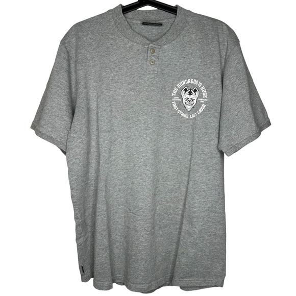 The Hundreds Graphic Gray Short Sleeve T Shirt Large - Picture 2 of 8
